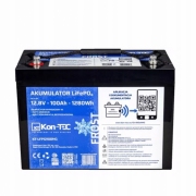 Akumulator LiFePO4 12V (12,8V) 100Ah Maty grzewcze