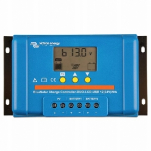 Regulator PWM DUO LCD&USB 12/24V-20A